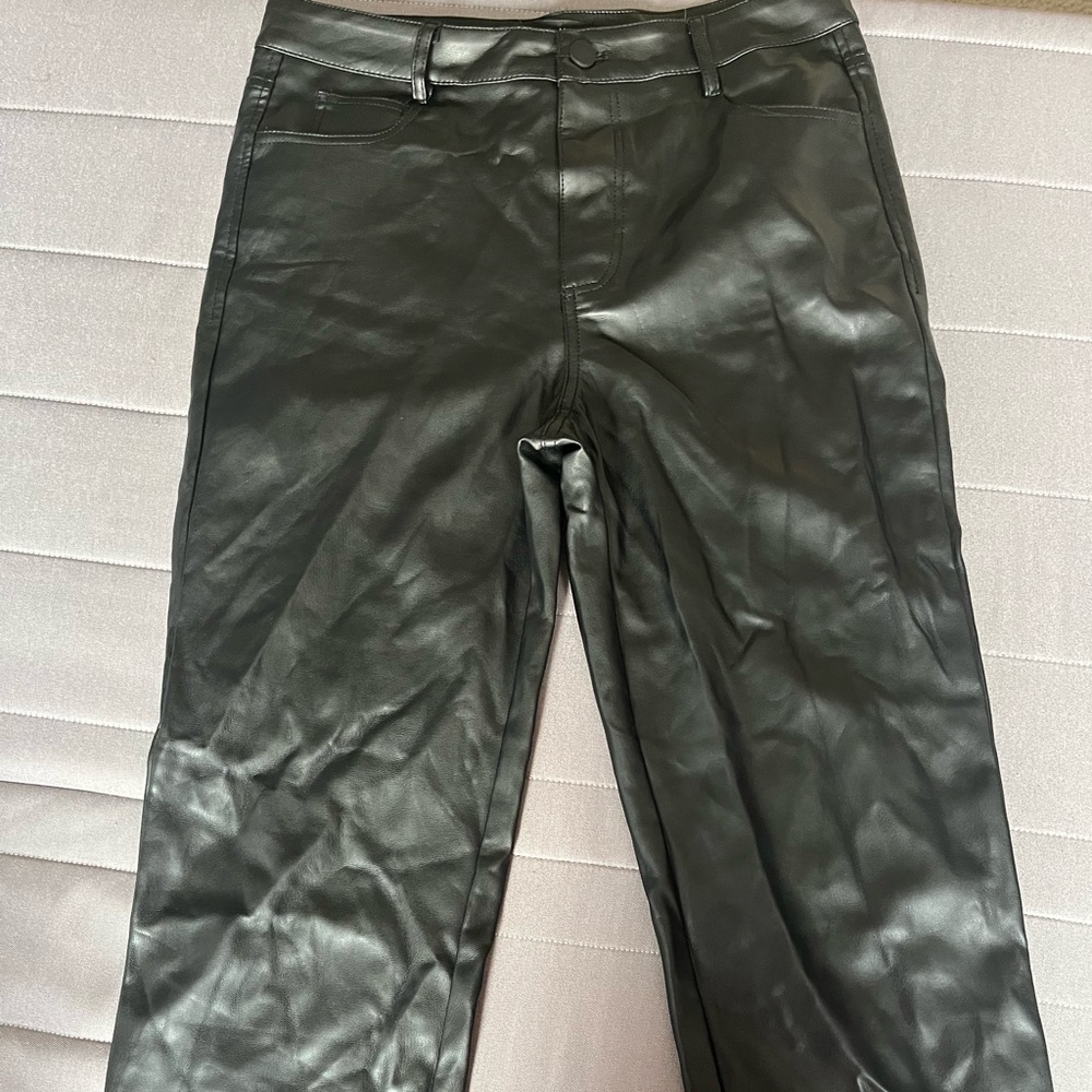 Black Leather Pants